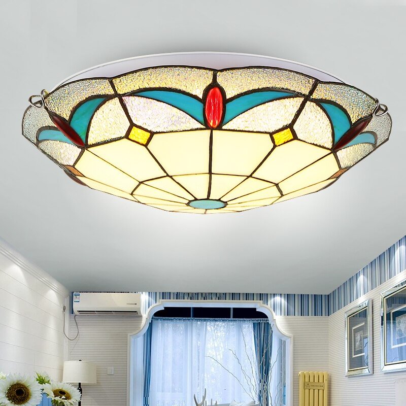 Noridc Modern Glass Ceiling Lamps LED Simple Vintage Ceiling Lights For Living Room Hotel Bedroom Bathroom Children Room Lobby