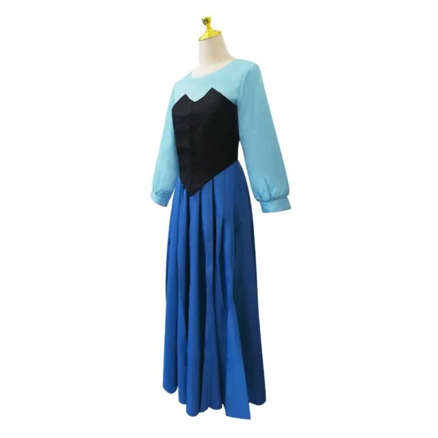 The Little Mermaid Cospaly Dress Princess Ariel Halloween Cosplay Costume-elleschic