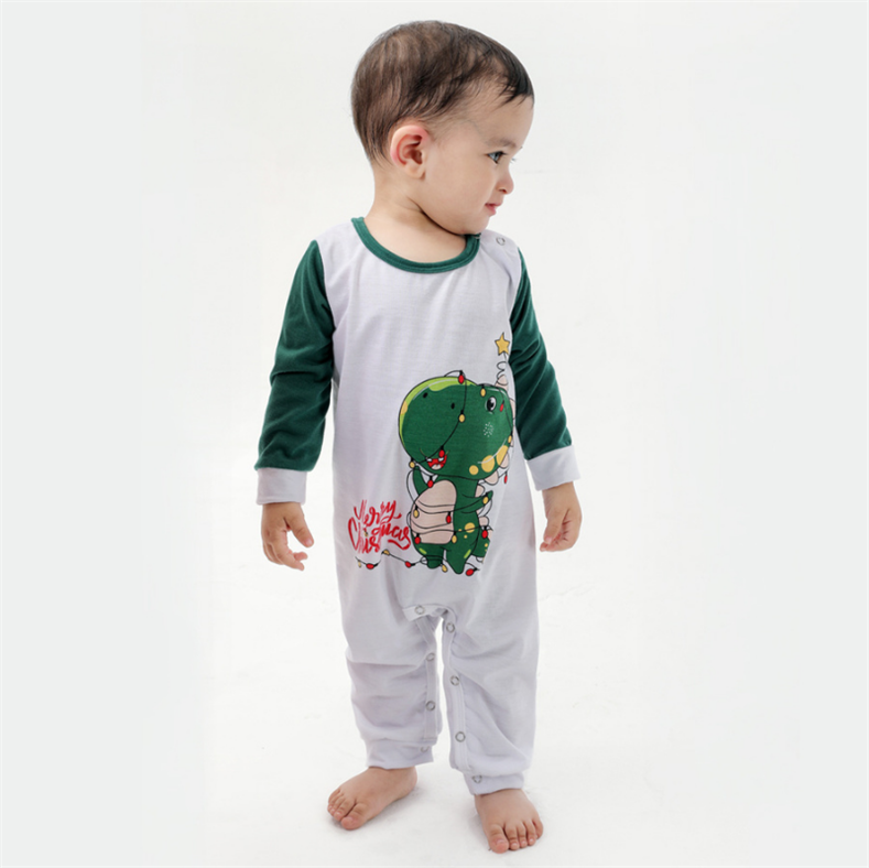 Christmas Print Parent-child Pajamas Set (with Pet Dog Clothes)