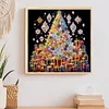 Christmas Tree - Diamond Painting - Partial Special Shaped Drill(Canvas|30*30cm)