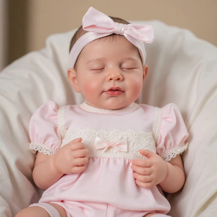 Babeside Sleeping Reborn Baby Liya 20" Little Infant Girl Building Lovely Memories