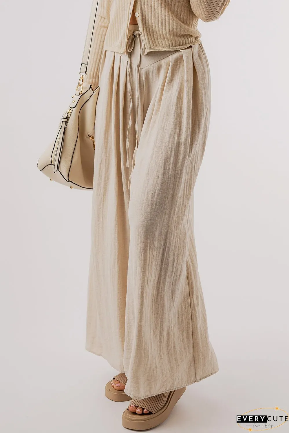 Tied Wide Leg Pants