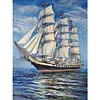 Diamond Painting -DIY Full Square Drill Sailboat