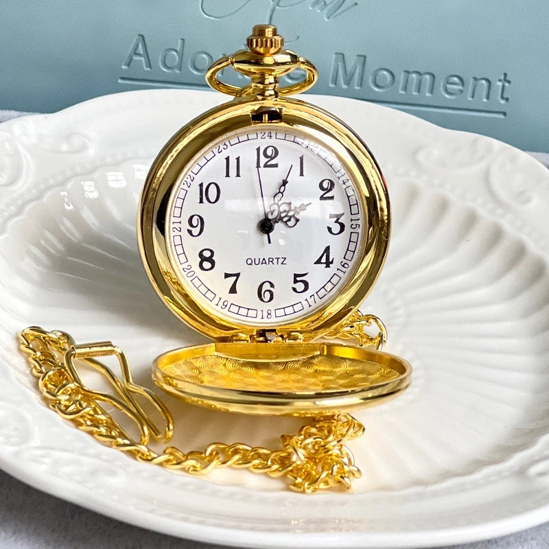 Vintage Style Classic Style Round Quartz Pocket Watch Women’s Watches