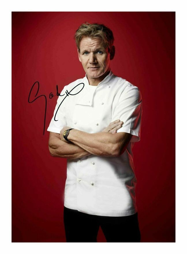 GORDON RAMSAY AUTOGRAPH SIGNED PP Photo Poster painting POSTER