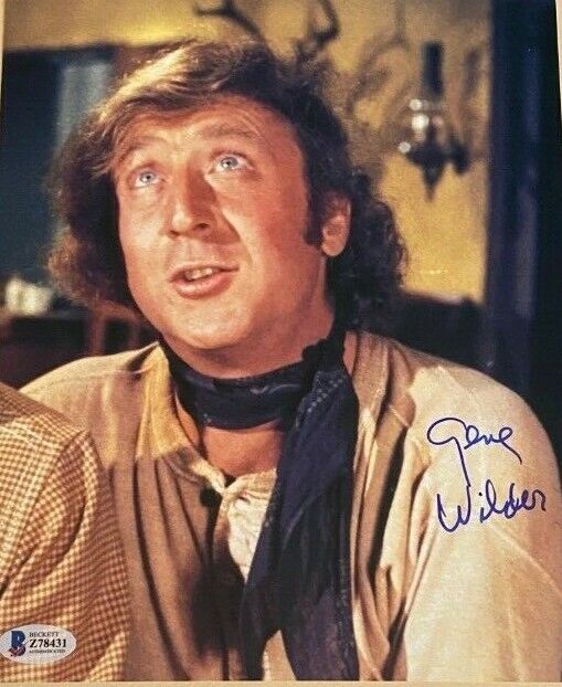 Gene WIlder signed autographed 8x10 Photo Poster painting IN PERSON Blazing Saddles Beckett COA