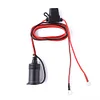 12-24V Car Motorcycle Truck Cigarette Lighter Socket with 10A Fuse+Cable