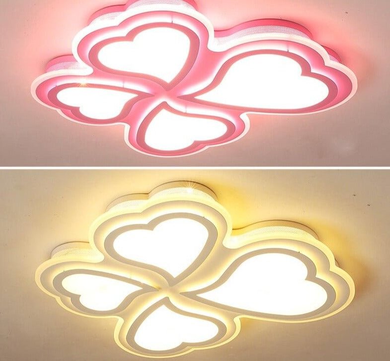 Kids Ceiling Led Lights For Bedroom Study Room Pink White Color For 10-15Square Meters Lamps LED Modern Luminaire Lampe Deco