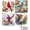 (US Local)Bird-Paint By Numbers Kit(30x30cm)