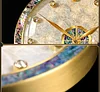Shell clock living room 2025 new clock desktop pendulum clock