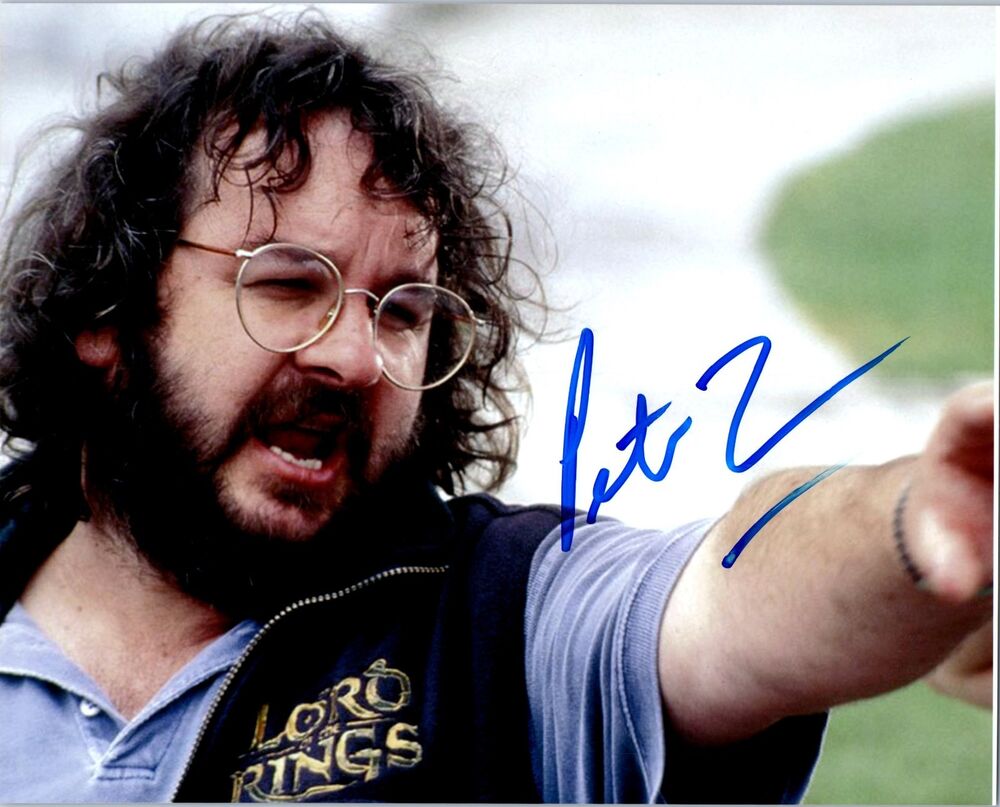 PETER JACKSON Signed Autographed LORD OF THE RINGS 8X10 Photo Poster painting