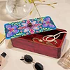 DIY Diamond Art Wooden Storage Box with Lid for Jewelry & Crafts Organization Kit
