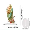 DIY Holy Mother Angel Acrylic Special Shape Diamond Painting Desktop Ornaments