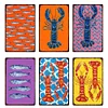 6PCS Color Sardine - Vintage Metal Signs Set - 20*30cm/30*40cm