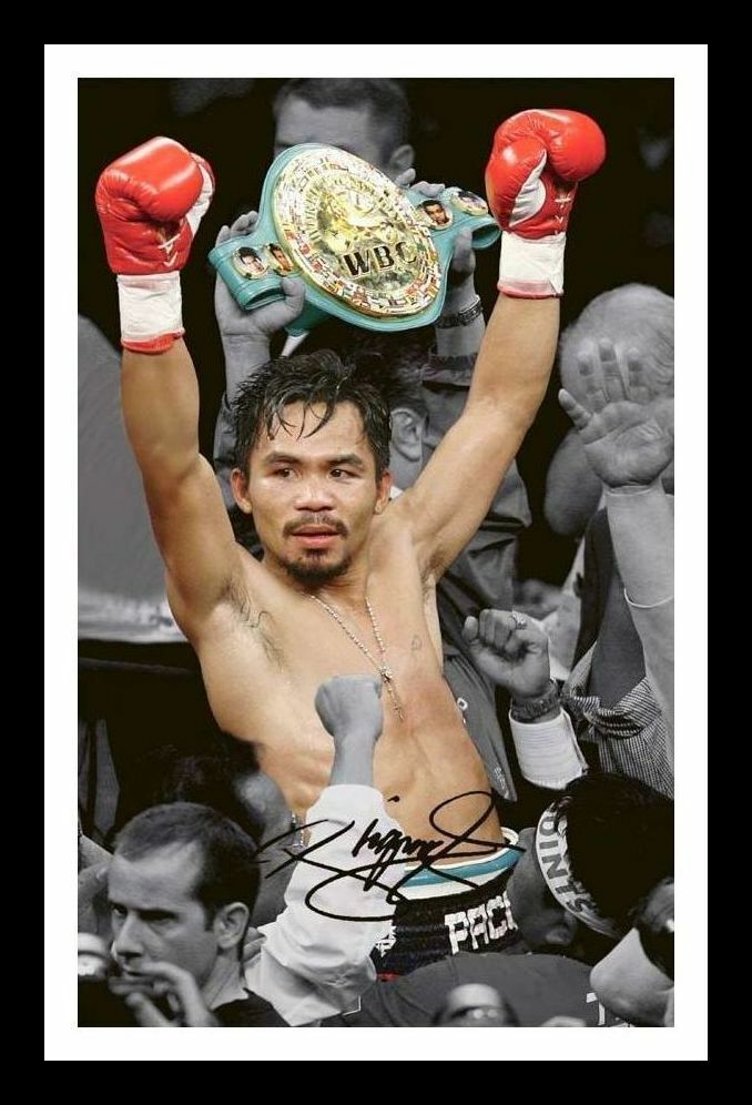 Manny Pacquiao Autograph Signed & Framed Photo Poster painting 1