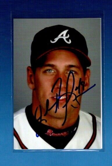 John Rocker Atlanta Braves MLB Autographed Color Photo Poster painting 4x6 (Original)