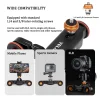 Electric Slide Rail Intelligent Wireless Remote Control SLR Mobile Phone Holder Camera Car Straight Curve Shooting Photography Car With Wireless Remote Control, USB Charging, Adjustable Speed, Suitable For All SLR Cameras And Home DV Cameras
