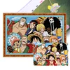 (Multi Style)One Piece-Full Embroidery 3 Strands 11CT Stamped Cross Stitch-50*70CM-Large Size