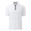 Men's Zipper Sports Polo