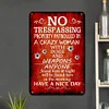 No Trespassing - Vintage Metal Signs(12*16Inch) - Warning