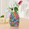 Mignon chiot-combinaison vase-ornement de bureau en bois diamant