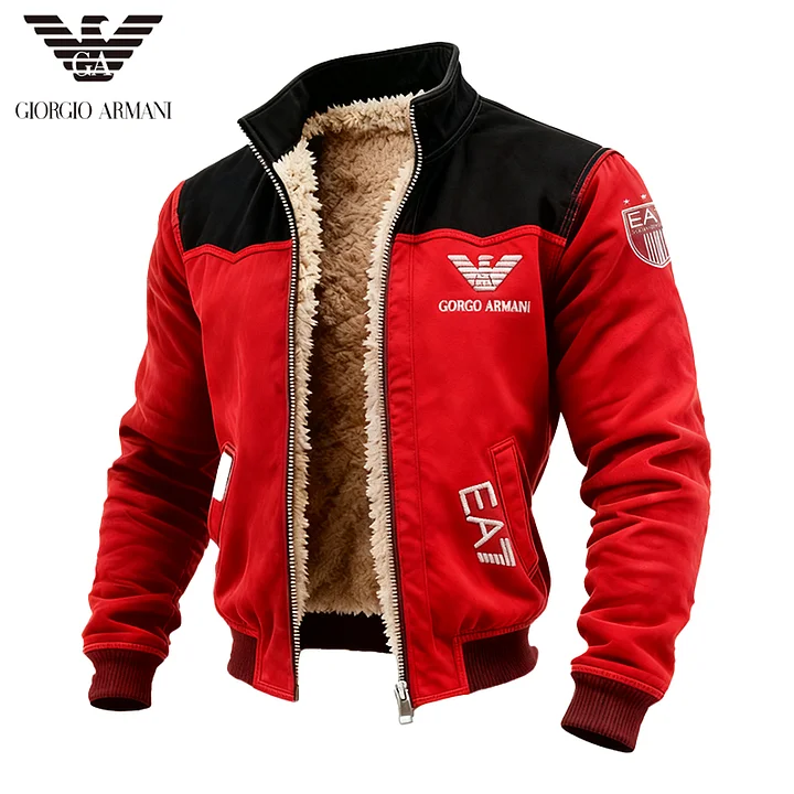 Męska ocieplana kurtka zimowa z polaru Armani&reg;