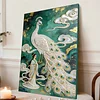 DIY Pearl Painting Peacock for Home Wall Decor with Frame(40x30cm)