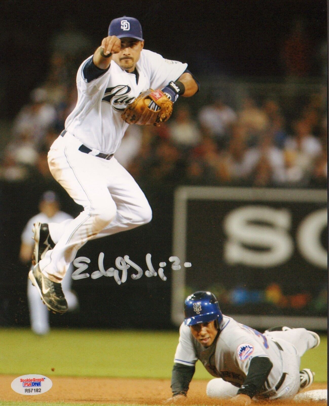 Edgar Gonzalez Signed San Diego Padres 8x10 Photo Poster painting PSA/DNA COA Autograph Picture