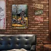 Moto - Panneaux en &eacute;tain m&eacute;tallique(20*30cm/30*40cm) - Garage