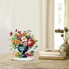 Flower Bouquet Table Top Diamond Painting Ornament Kits Desktop Diamond Art Kits