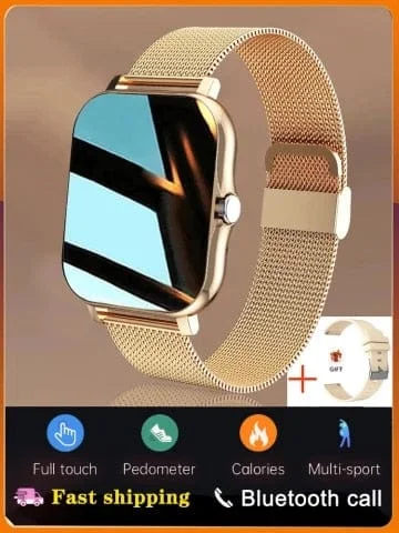 pornhint Pornhint 2023 New Women Smart watch Men 1.69" Color Screen Full touch Fitness Tracker Bluetooth Call Smart Clock Ladies Smart Watch Women