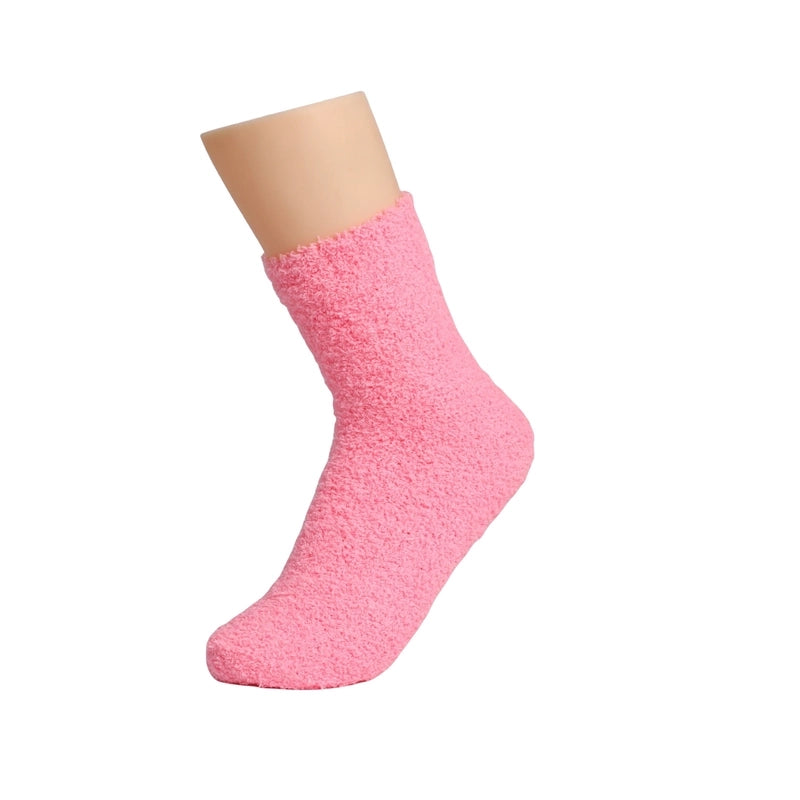 Coral Velvet Socks Women’s Hot Carpet Velvet Socks Winter Solid Color Thickened Floor Sleeping Plush Socks