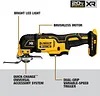 Kit combinado de ferramentas el&eacute;tricas DEWALT 20V MAX, conjunto de ferramentas el&eacute;tricas sem fio de 10 pe&ccedil;as
