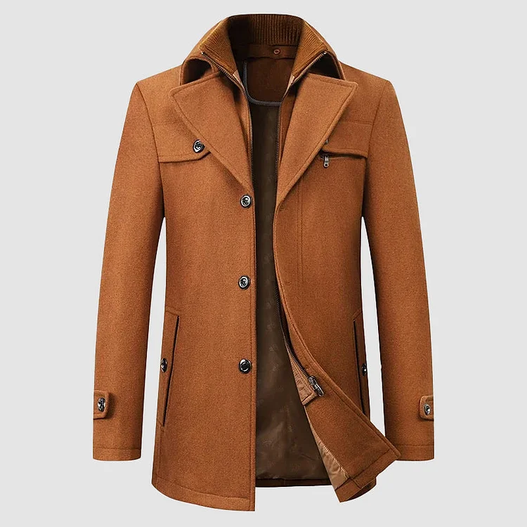 Felix Grant Wool Blend Coat QueenFunky