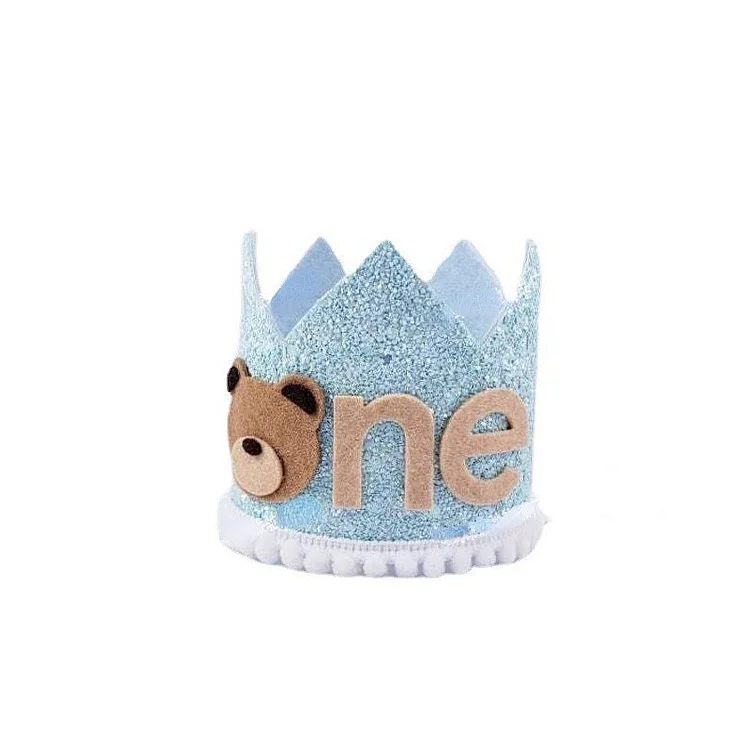 Baby 1st Birthday Party Animal Crown