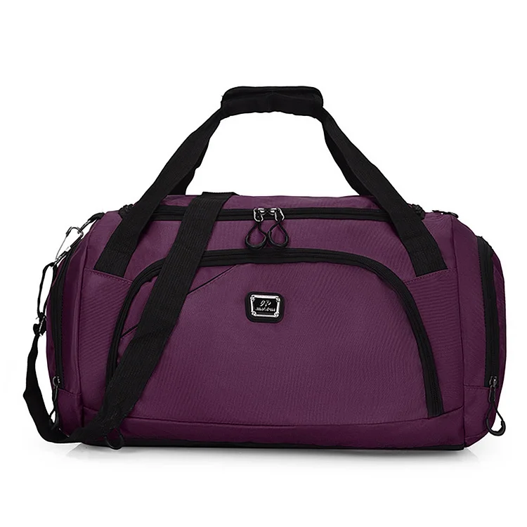 Fitness Bag Large Capacity Portable Gym Bags for Outdoor Football (Purple)