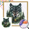 Wolf - Round AB Drills Diamond Painting(45x45cm)
