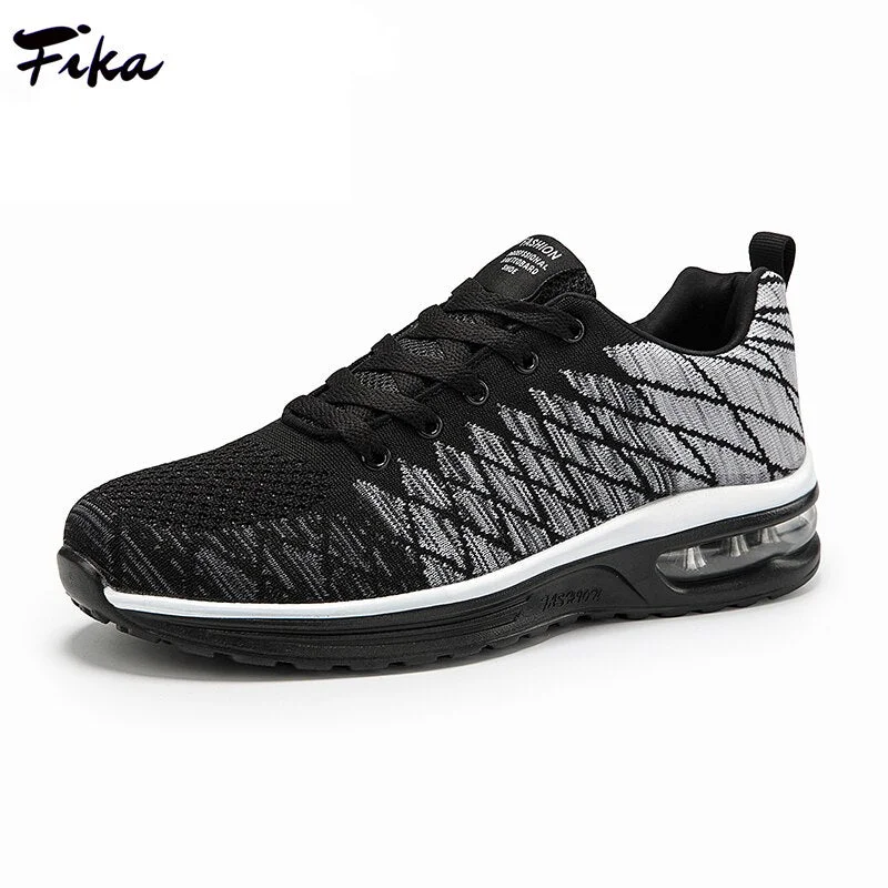 2021 Breathable Outdoor Running Shoes Summer Men's Air Cushion Sneakers  Air Sole Women Jogging Sneakers Men's Mesh Casual Shoes