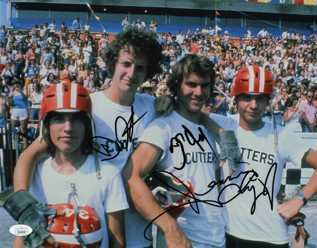 Breaking Away Multi Signed Autographed 11X14 Photo Poster painting Quaid Stern JSA JJ44725