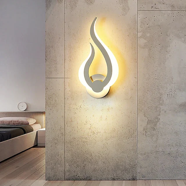 LED Flame Indoor Modern Minimalist Wall Lamp, Easter Decoration