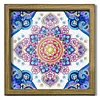 Diamond Painting Special Shaped Drill Mandala With Frame(8.46x8.46inch)