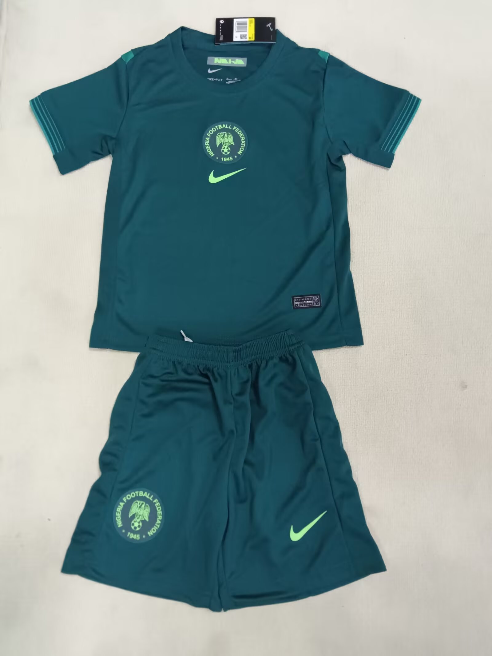 2025 Kids Size Nigeria Away Soccer Jersey 
