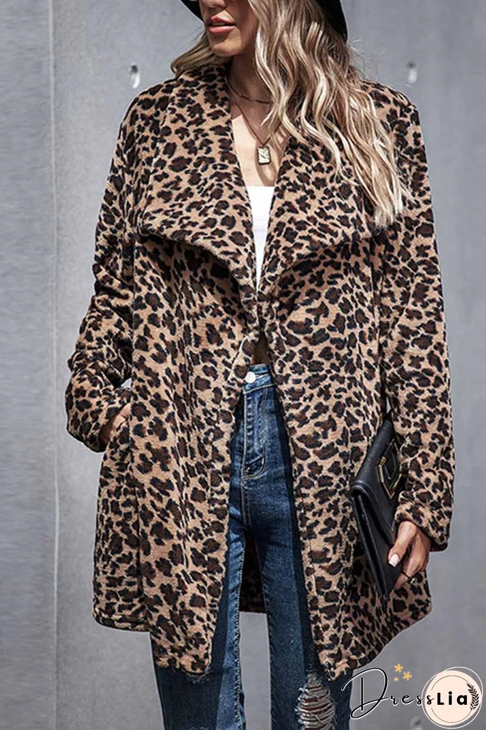 Sexy Leopard Long Coat