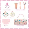 17"-22" Pink Butterfly Diaper Pad Bag 8 Pcs Reborn Baby Doll Accessories Set - RBBI-Myrebornbabydoll&reg; Myrebornbabydoll&reg;