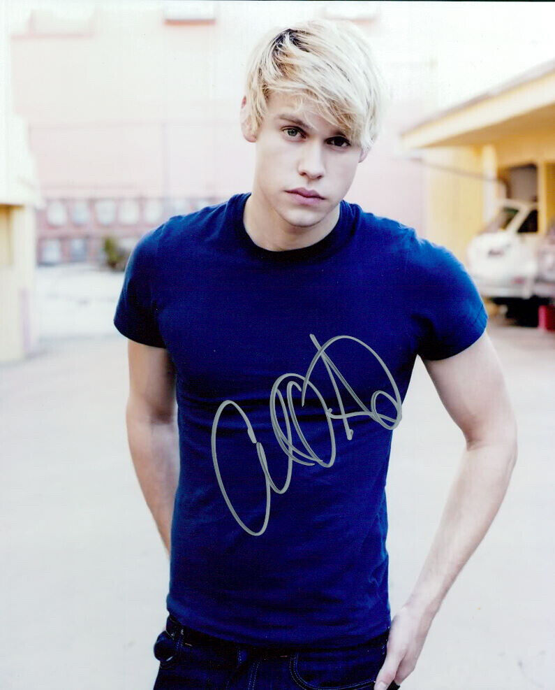 Chord Overstreet (Glee) signed 8x10 Photo Poster painting