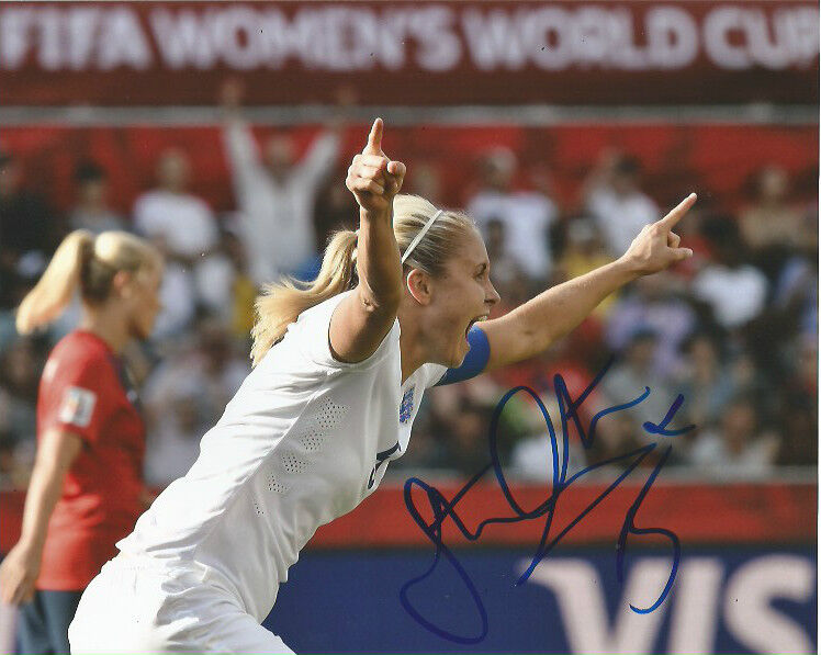 England Steph Houghton Autographed Signed 8x10 Photo Poster painting COA A