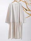 Crew Neck Women Fall Dresses Daily Casual Cotton Dresses
