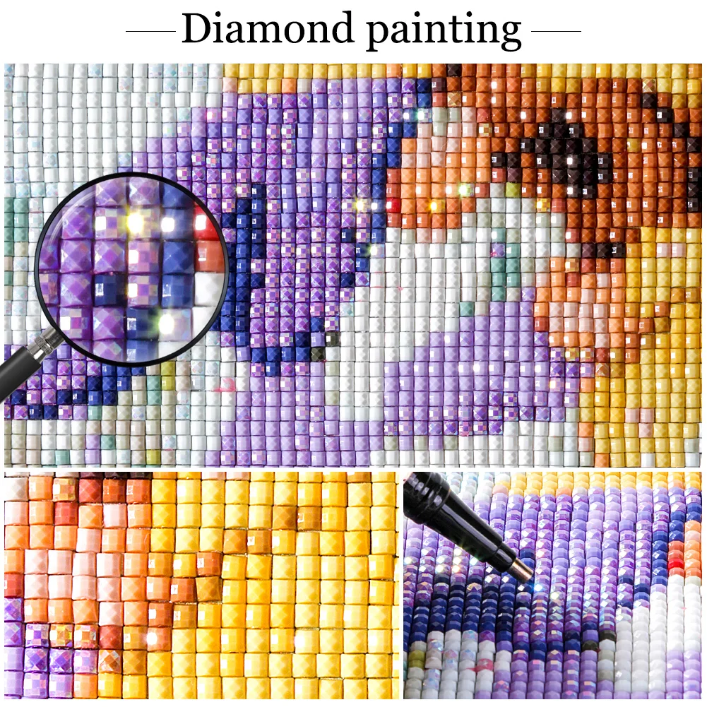 Partial AB Diamond Painting - Full Round Drill - Dandelion(Canvas|45*45cm)