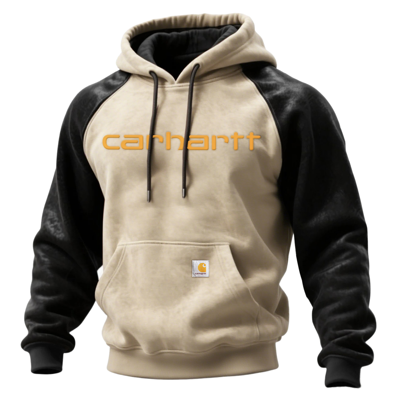 'Carhartt' Outdoor men's casual contrast stitching raglan sleeve hooded sweatshirt retro western sweatshirt