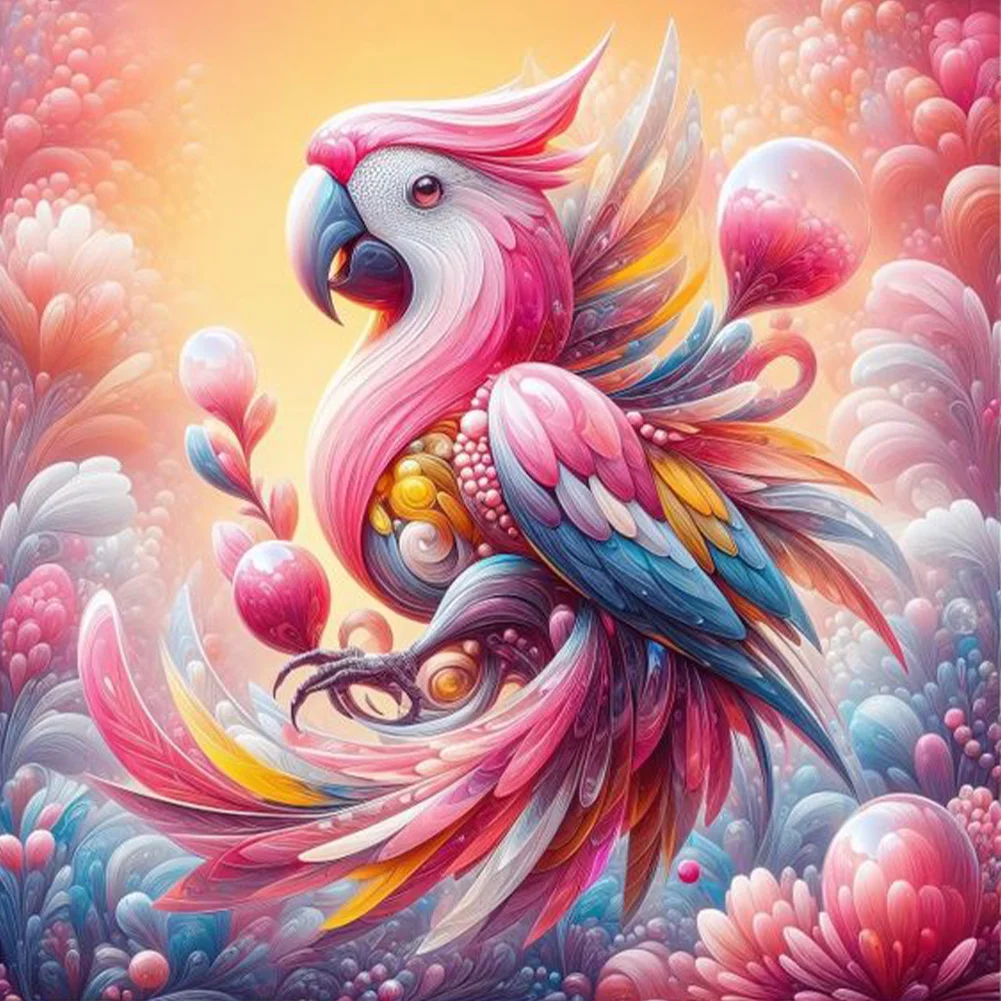 Diamond Painting - Full Round Drill - Parrot(Canvas|40*40cm)